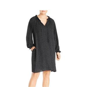 B Collection by Bobeau Lined Polka Dot Shift Dress